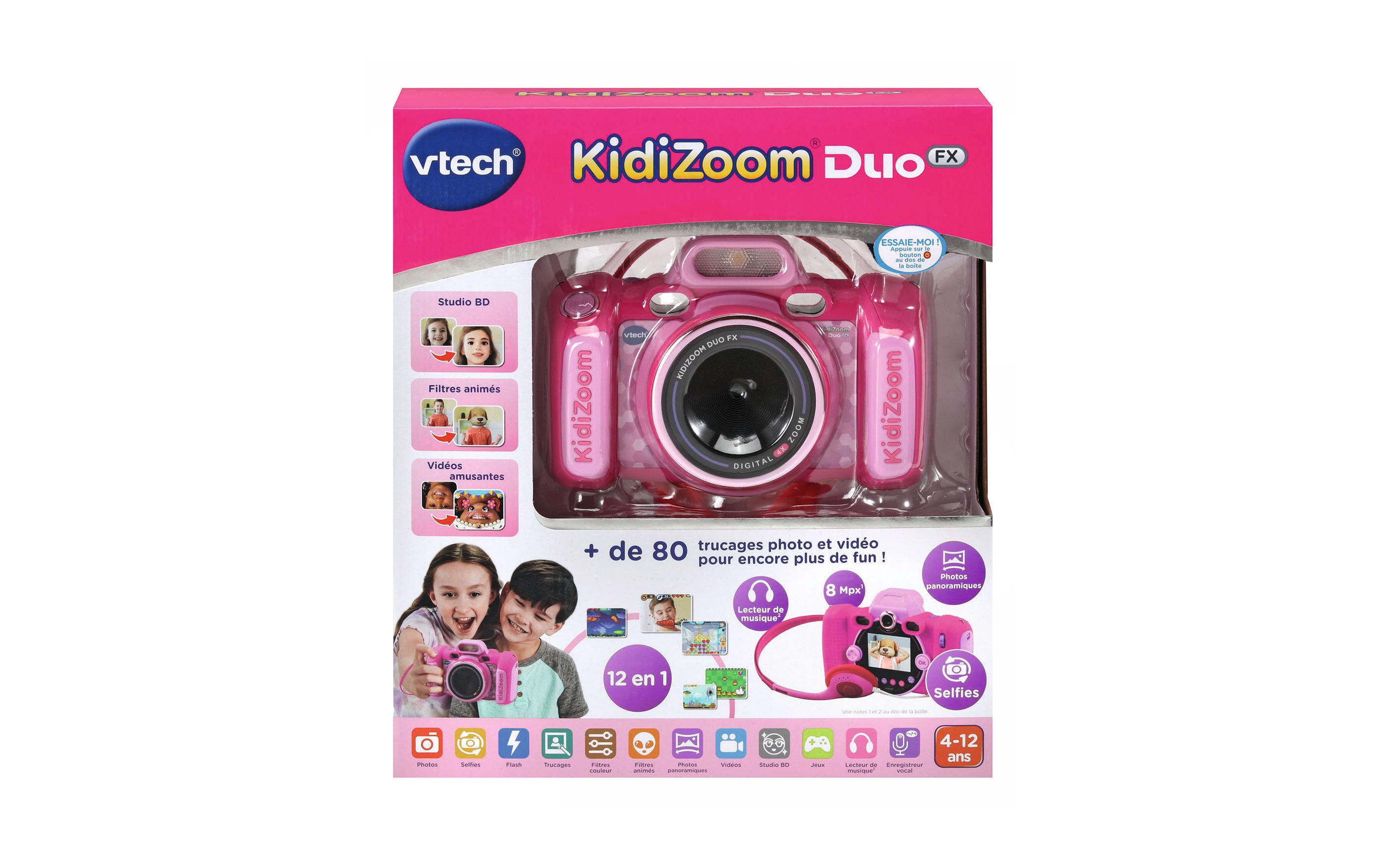 Kinderkamera Kidizoom Duo FX -FR- RosaMultifunktionale Digitalkamera mit integriertem Blitz