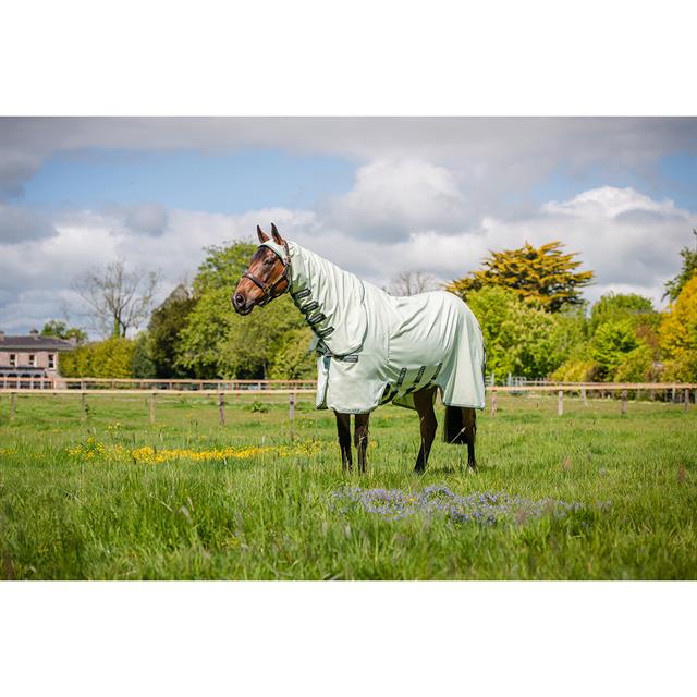 Eczeemdeken Rambo Sweet Itch Hoody Full Neck Lichtgroen