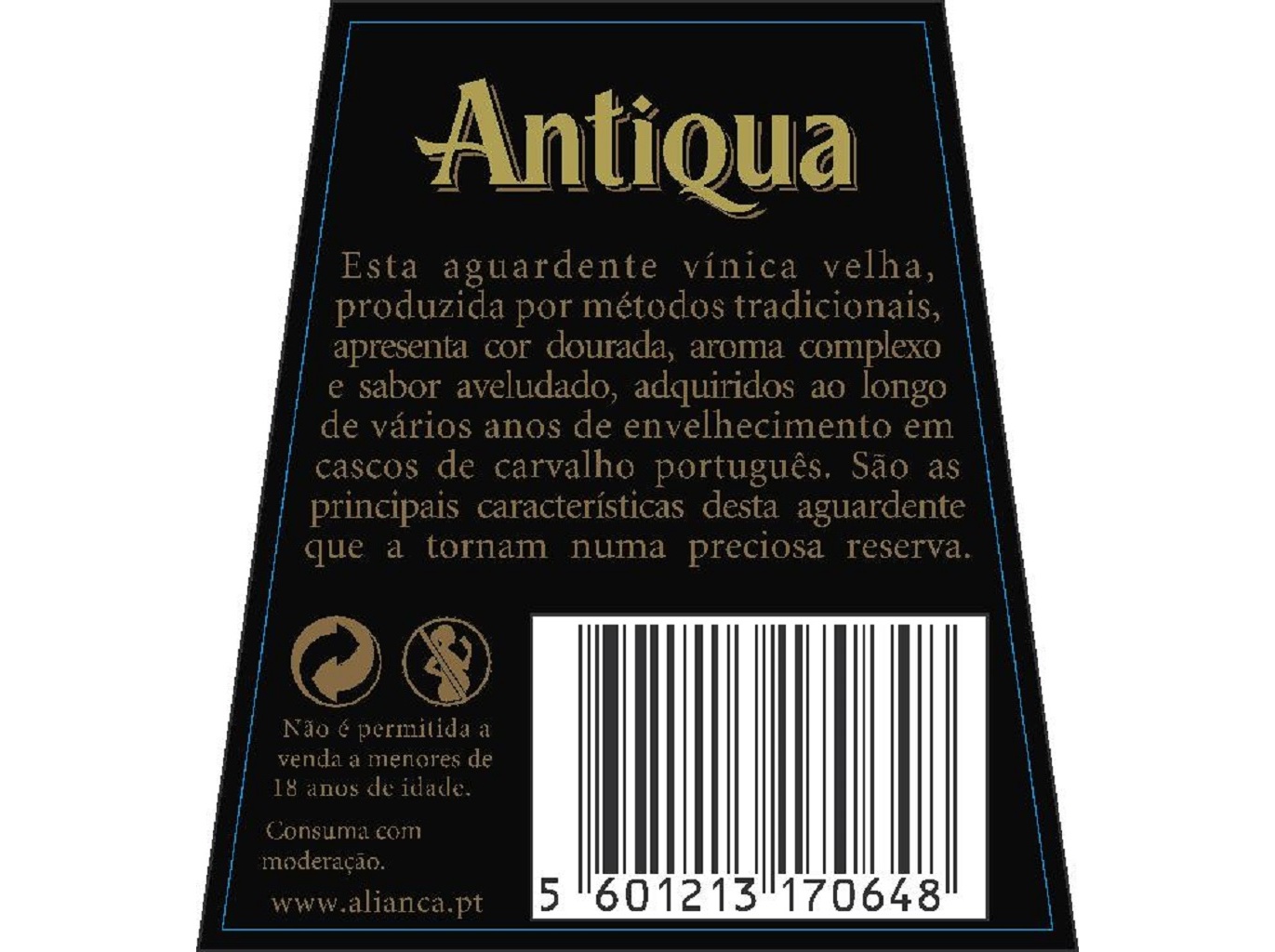 AGUARDENTE VELHA ANTIQUA   OFERTA CÁLICE 0.70 L