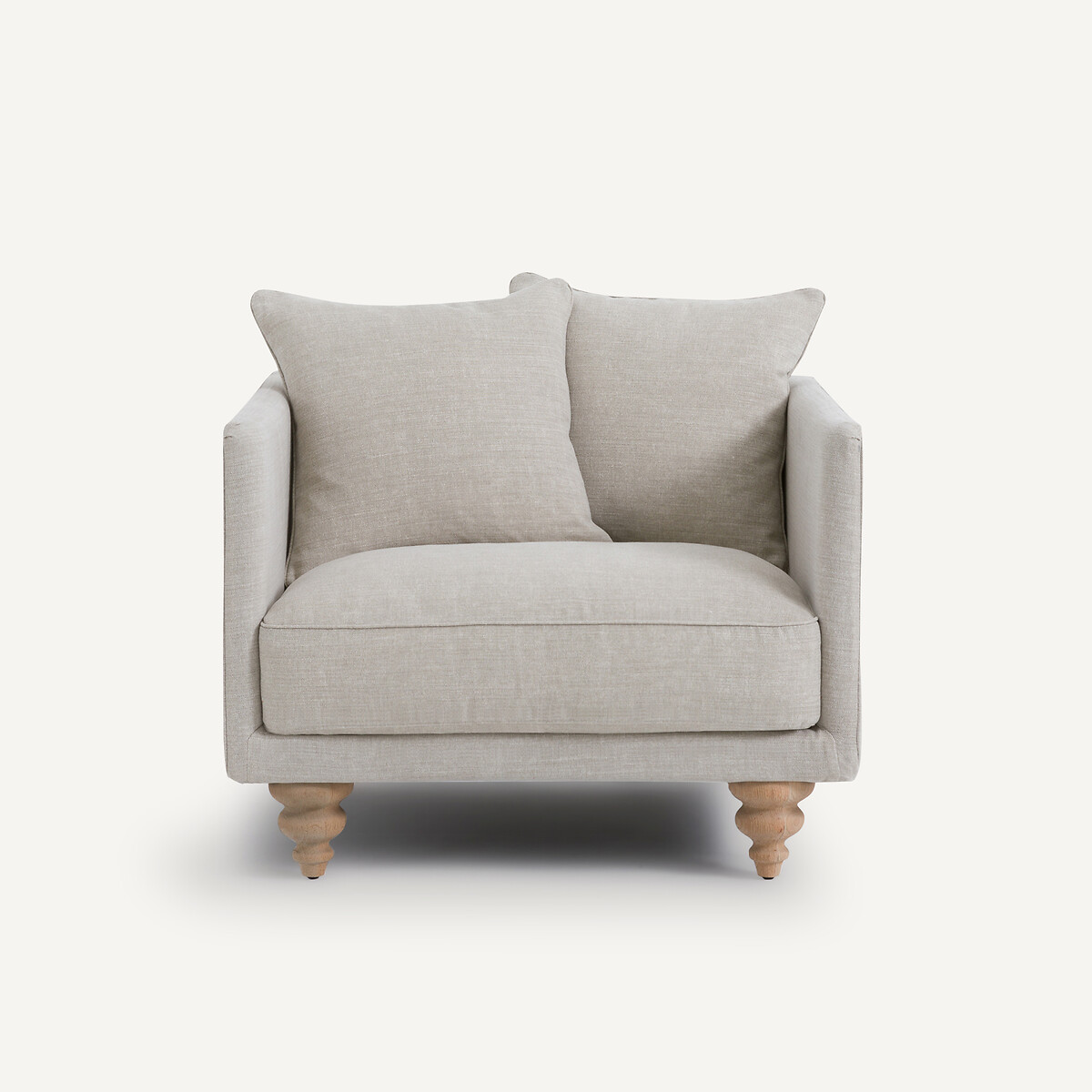 AM.PM<br>Poltrona de algodão/linho, Lazare