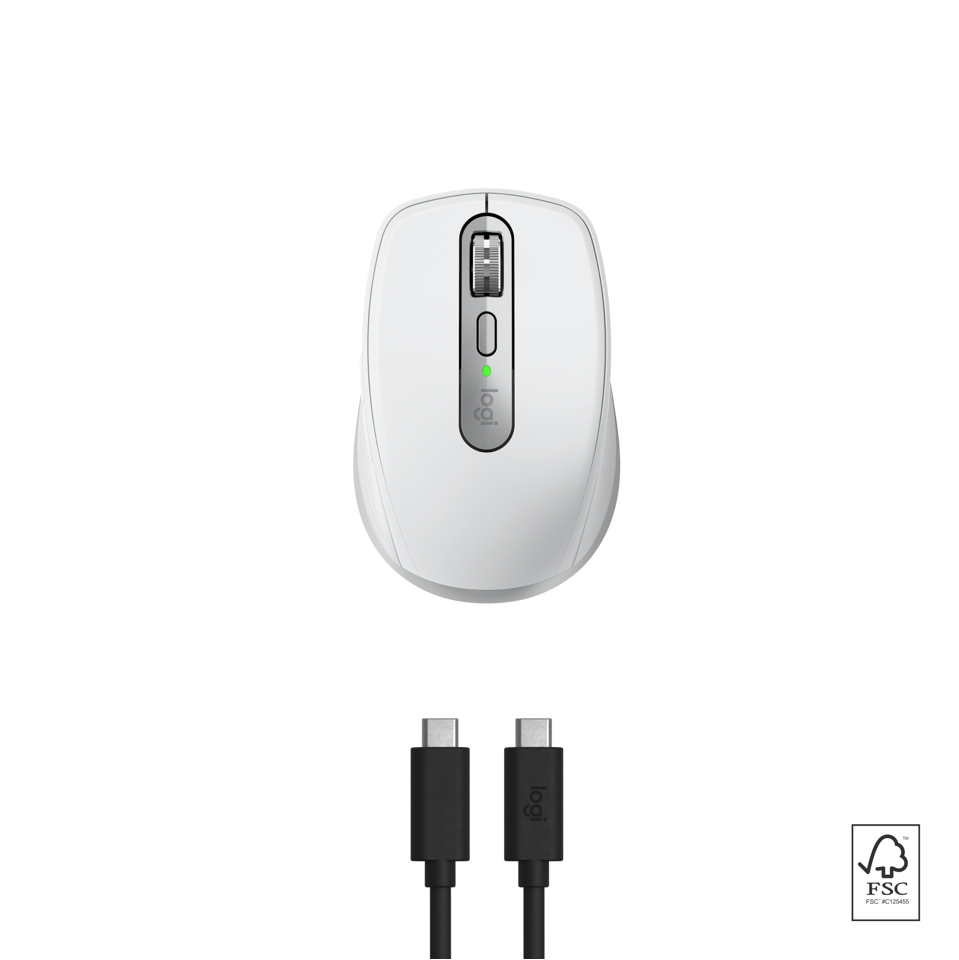 Logitech - MX Anywhere 3S For Mac Compact Wireless Performance Mouse