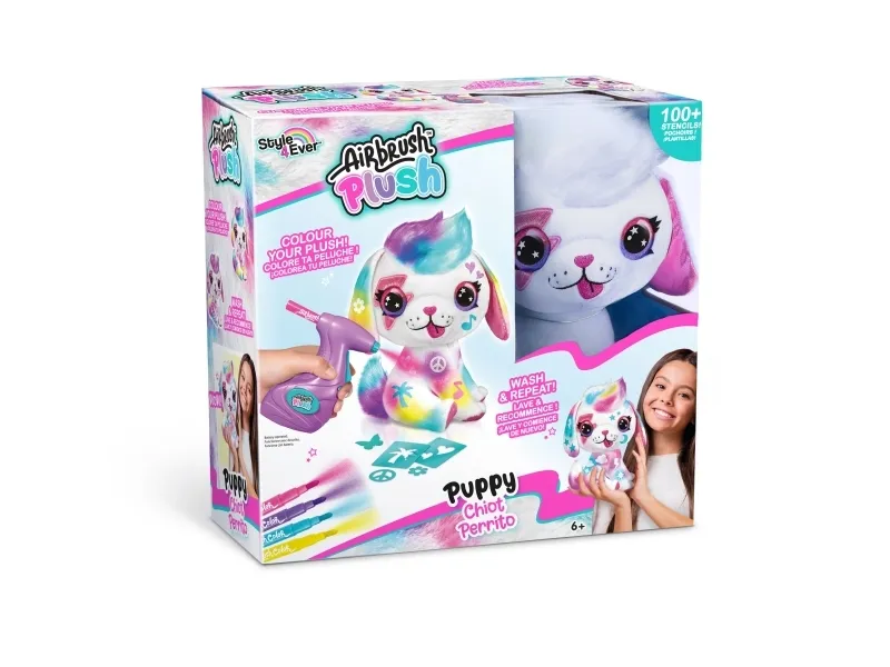 Airbrush Plush Hundehvalp