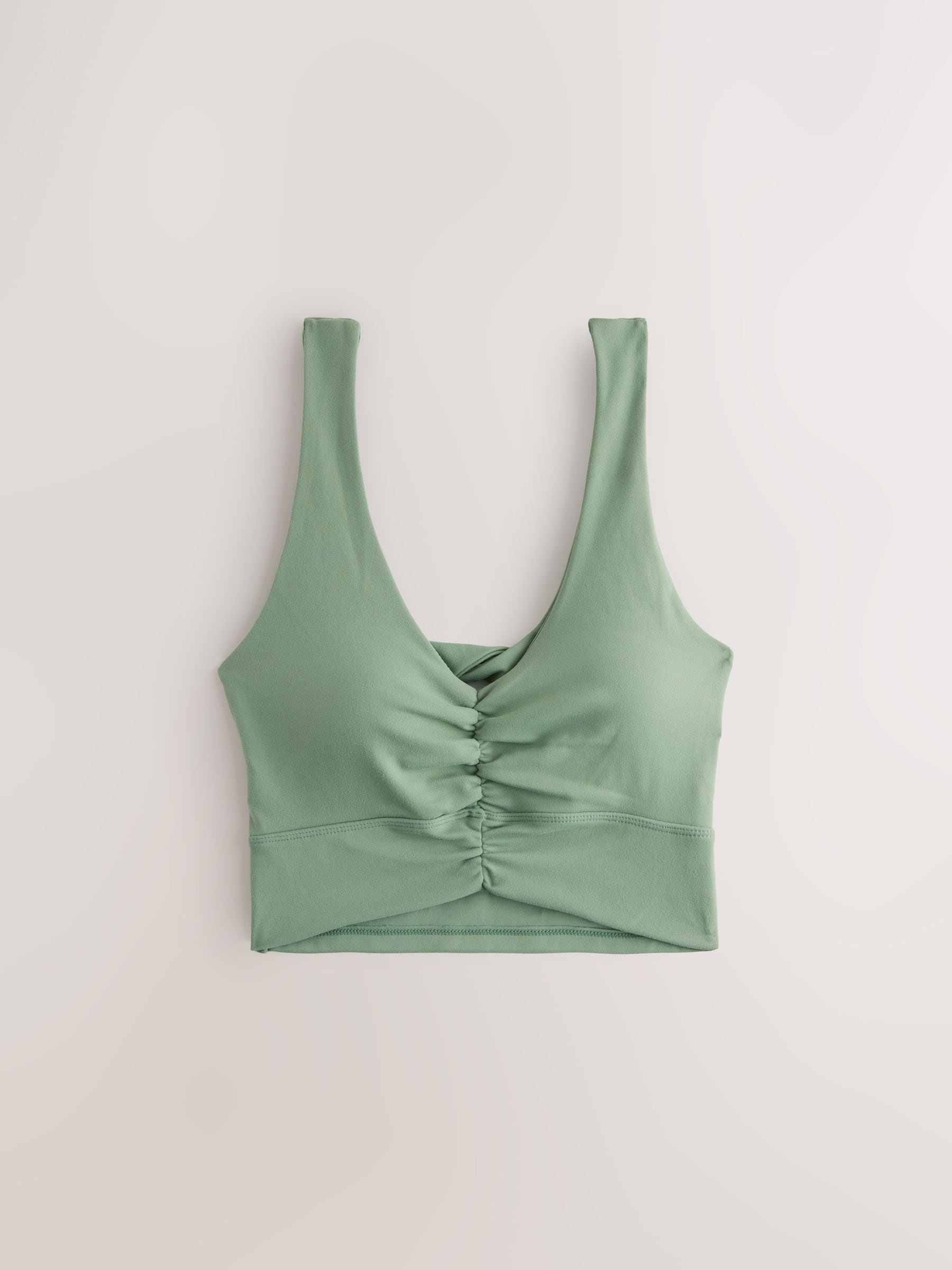 Grijs-groen - Active Twist Back Sports Bra