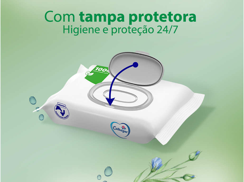 PAPEL HIGIÉNICO COLHOGAR HÚMIDO ALOÉ VERA 42UN