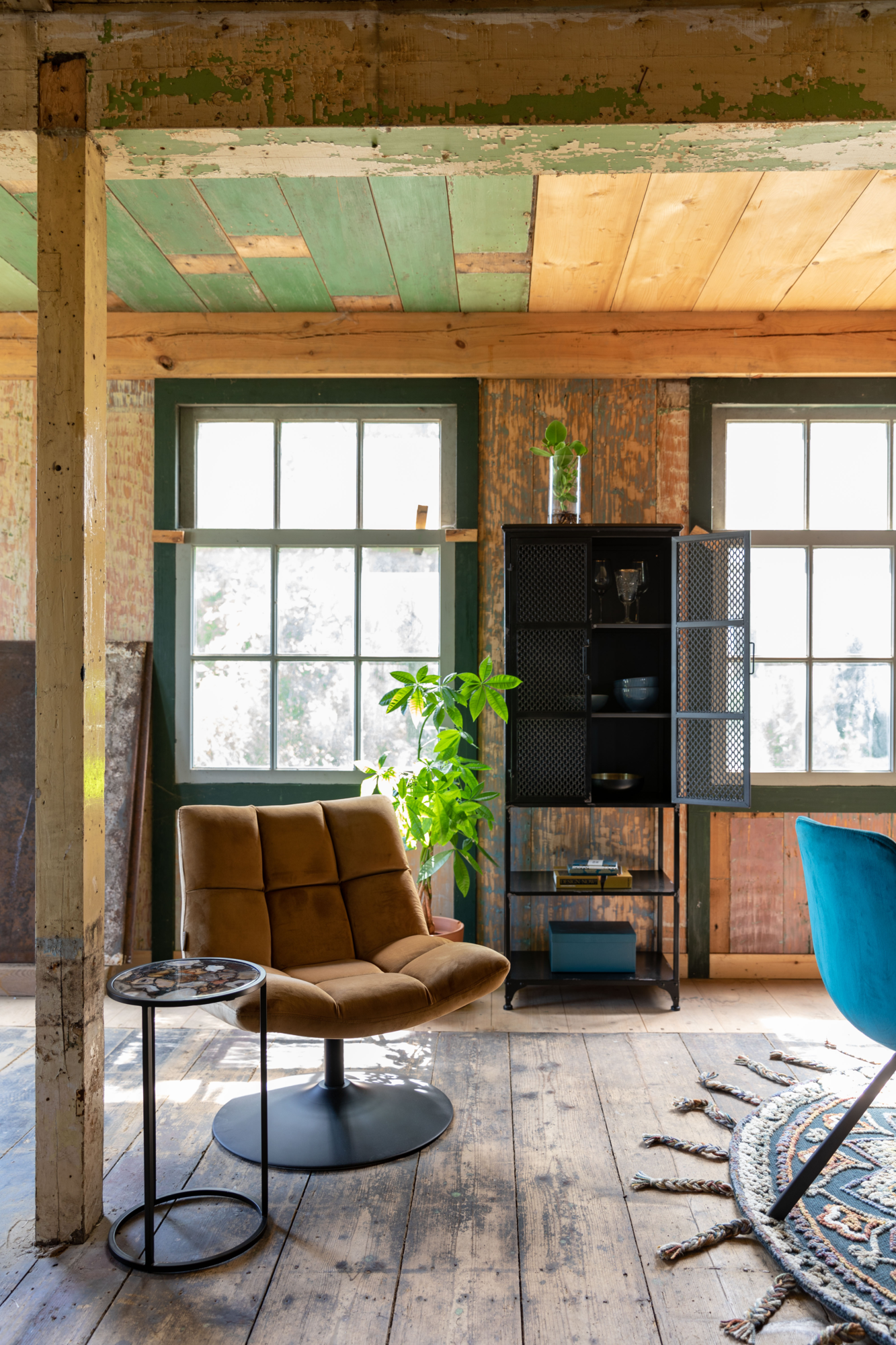 Fauteuil Bar Velvet groen