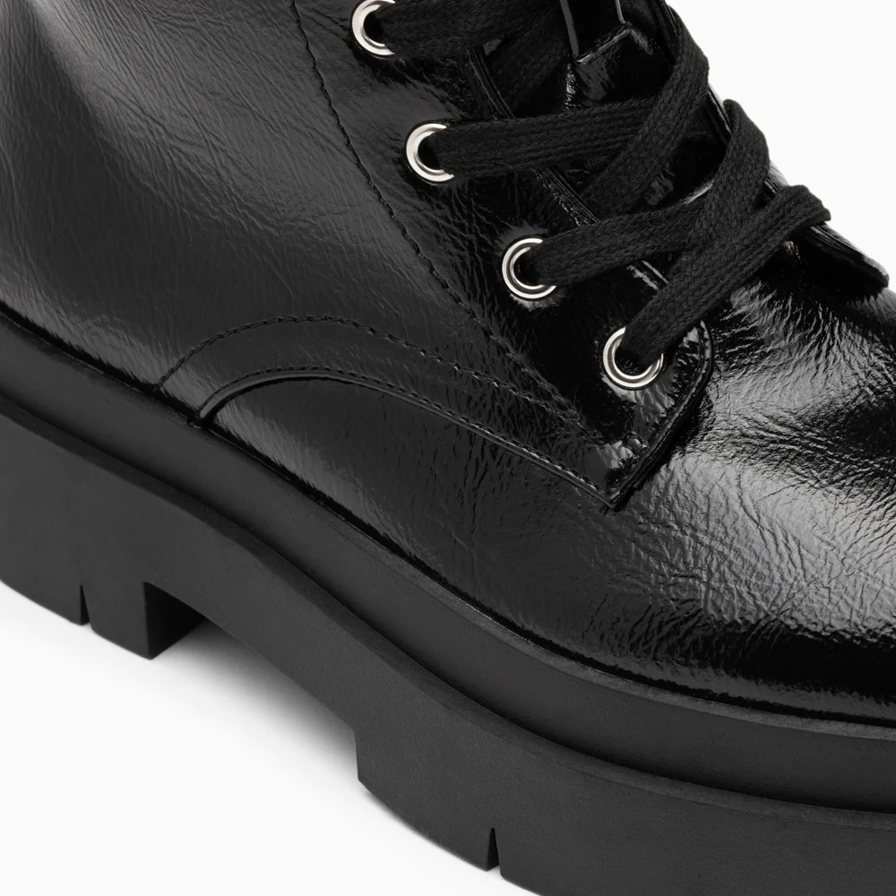 Bottines-Bottines rangers Madison noires à plateforme crantée