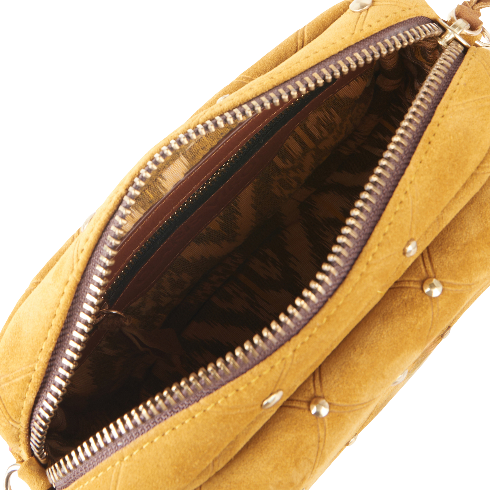 CHARLY - Sac bandoulière en suede | Beige