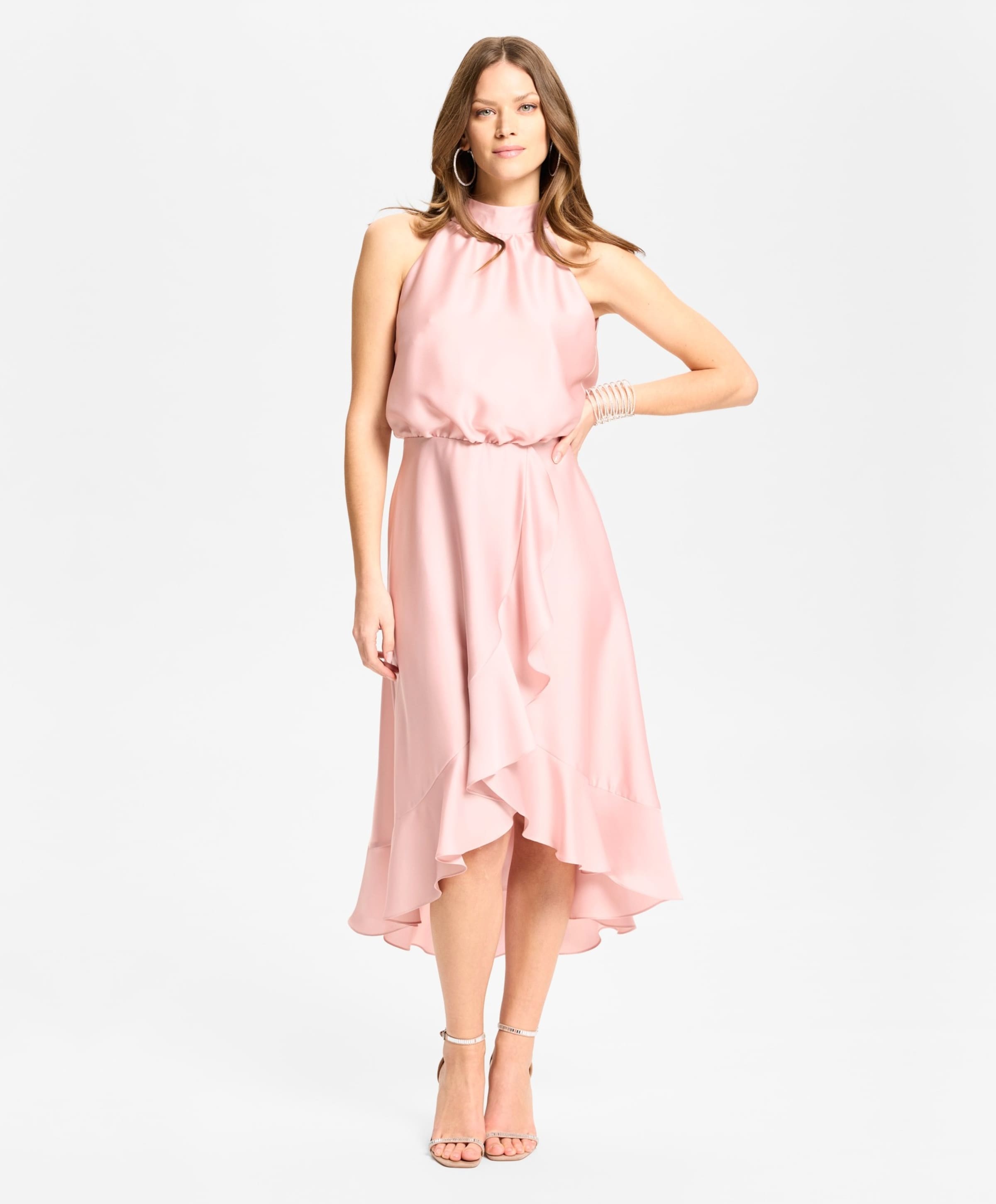 Swing Dames jurk roze