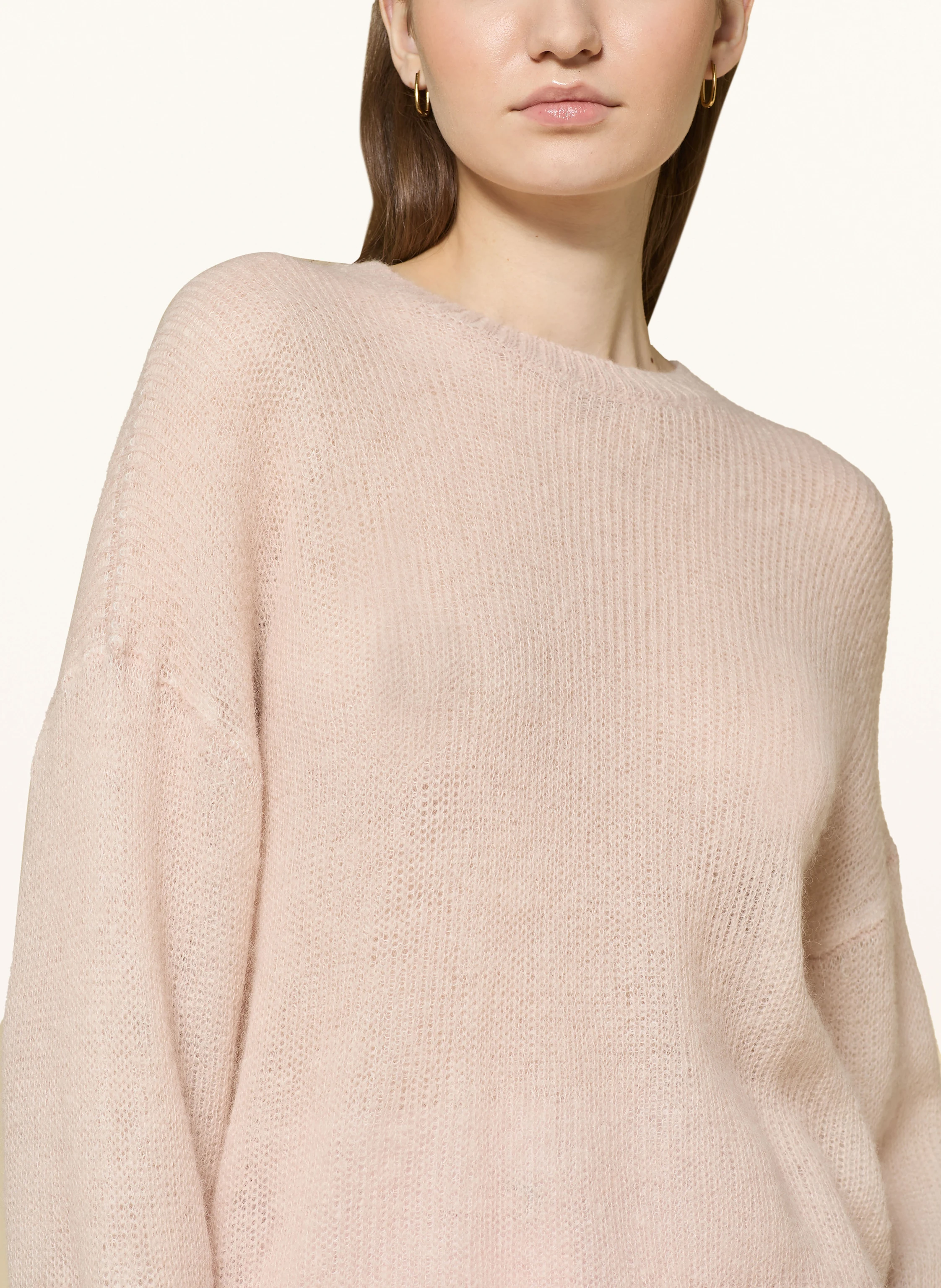 PESERICO Pullover mit Alpakaund Glitzergarn