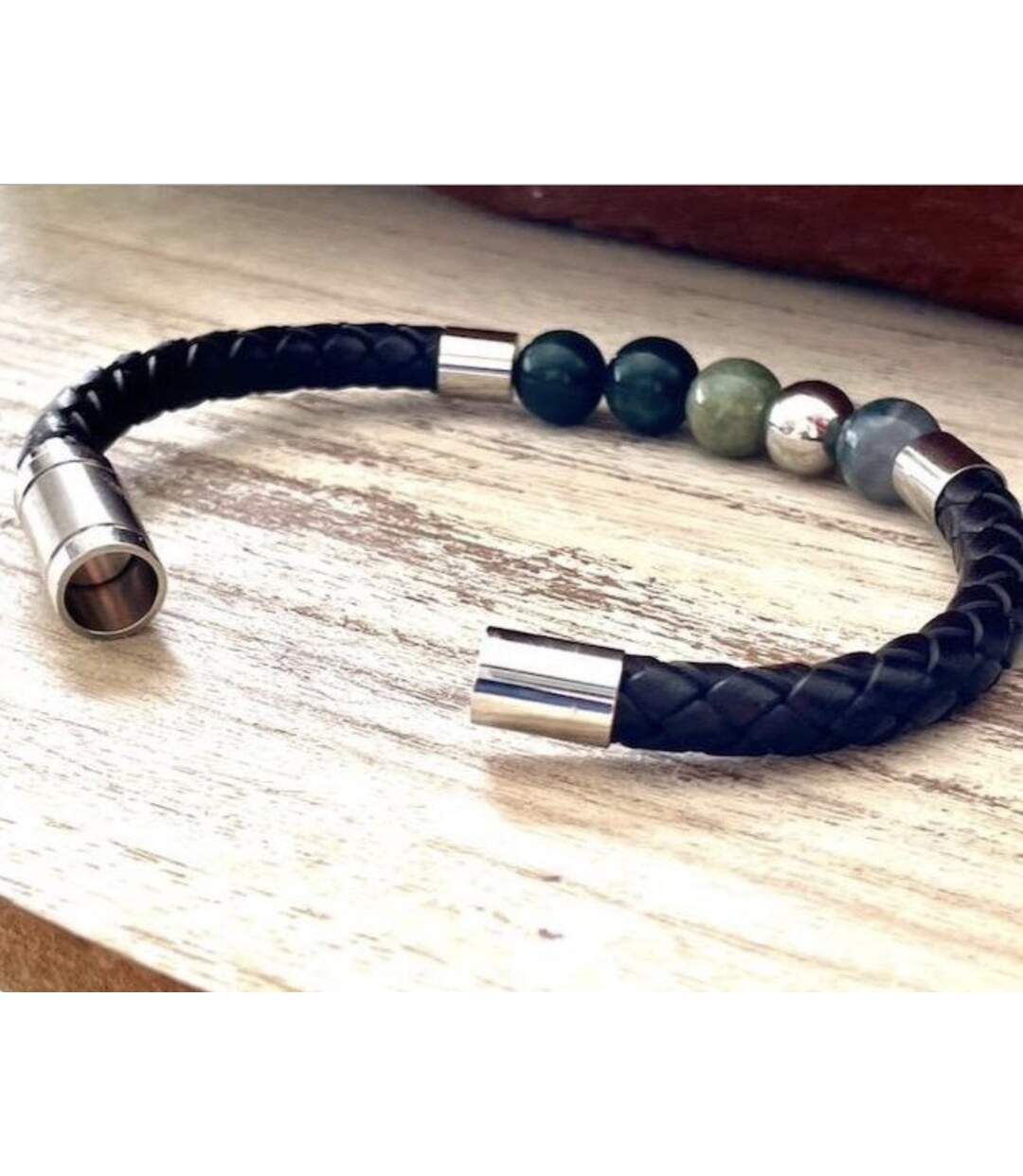 Bracelet confiance en soi en agate indienne