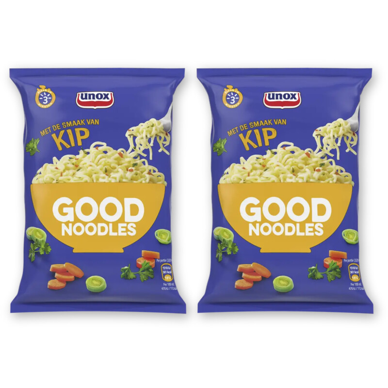 Unox Good noodles kip 2-pack