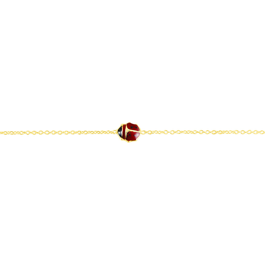 Bracelet Helidie Coccinelle Or Jaune