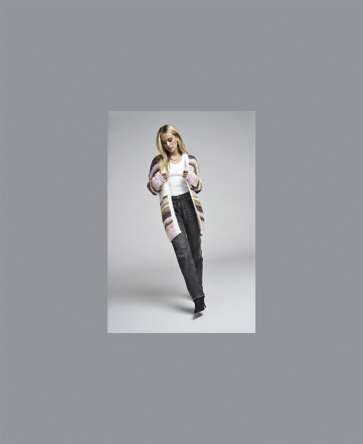 ONLY ONLBREE LOW GREY STRAIGHT DNM DOT Grey denim