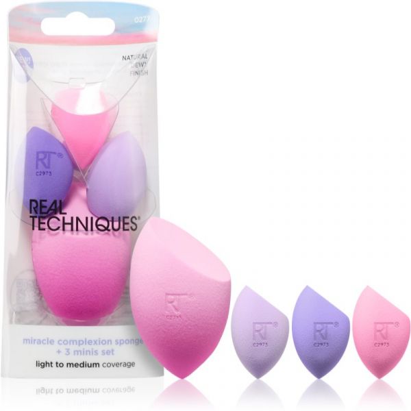 Real Techniques Miracle Complexion Sponge And Concealaer Minis Sunset Kit de Maquilhagem 1 Unidade