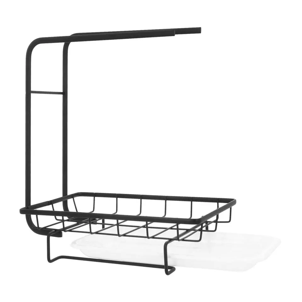 Krumble Aanrecht organizer - Metaal - Zwart
