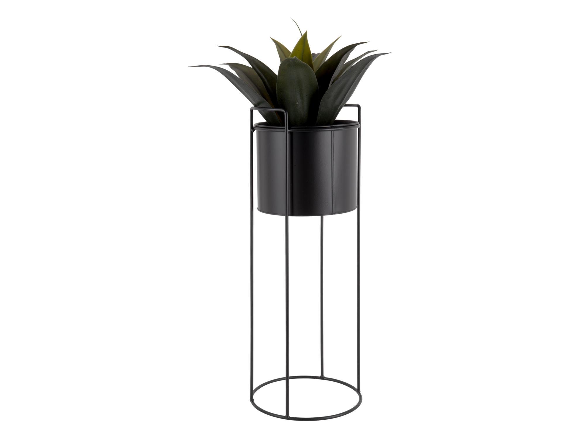 Plant pot set Essence round iron black