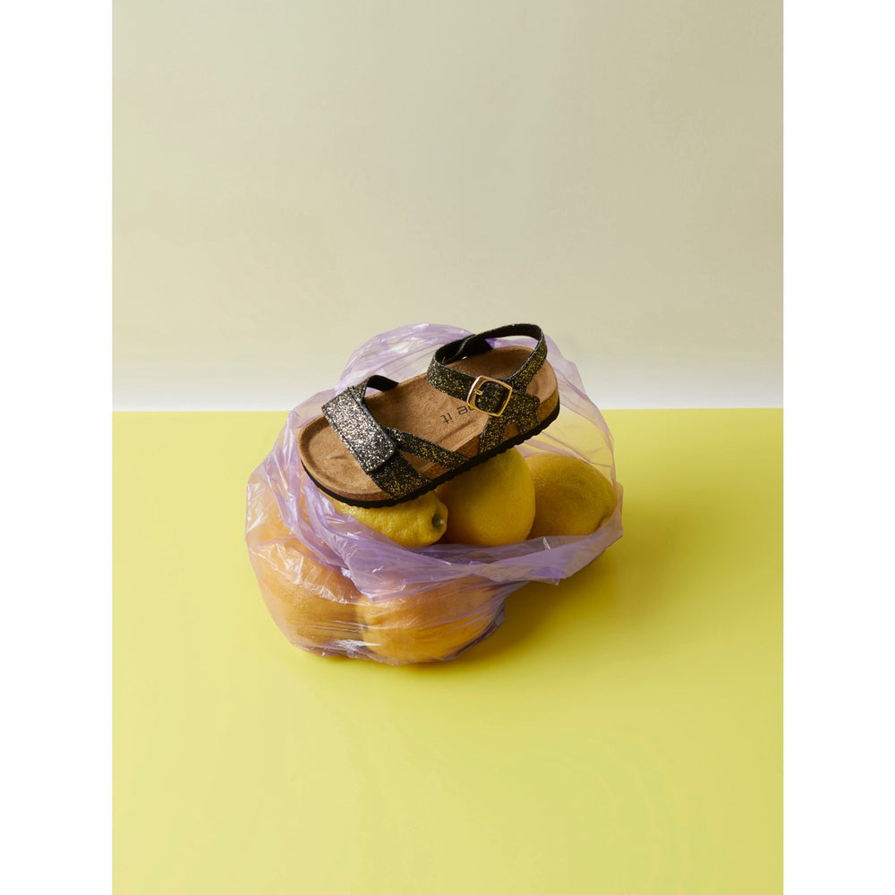 Køb Name It Black Glitter Fiona Sandal