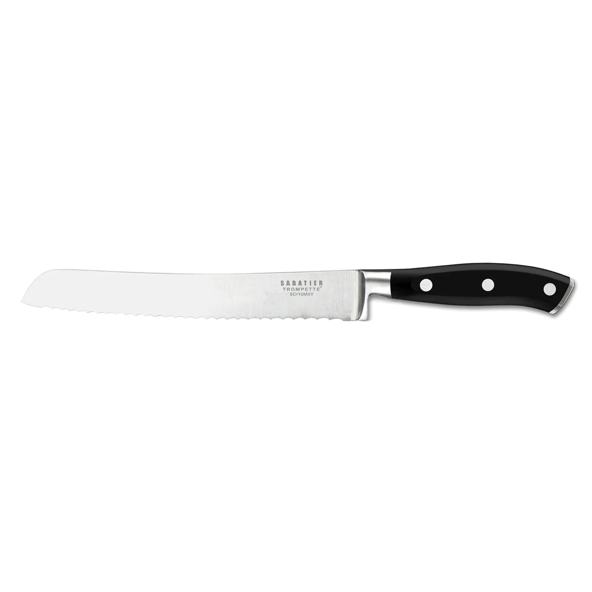 Vulcano - Couteau à pain 20cm Sabatier Trompette