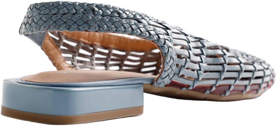 Gioseppo Magarini leren slingback loafers blauw