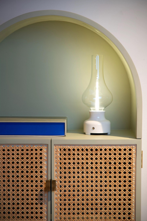 Lucide Jason tafellamp LED oplaadbaar rood
