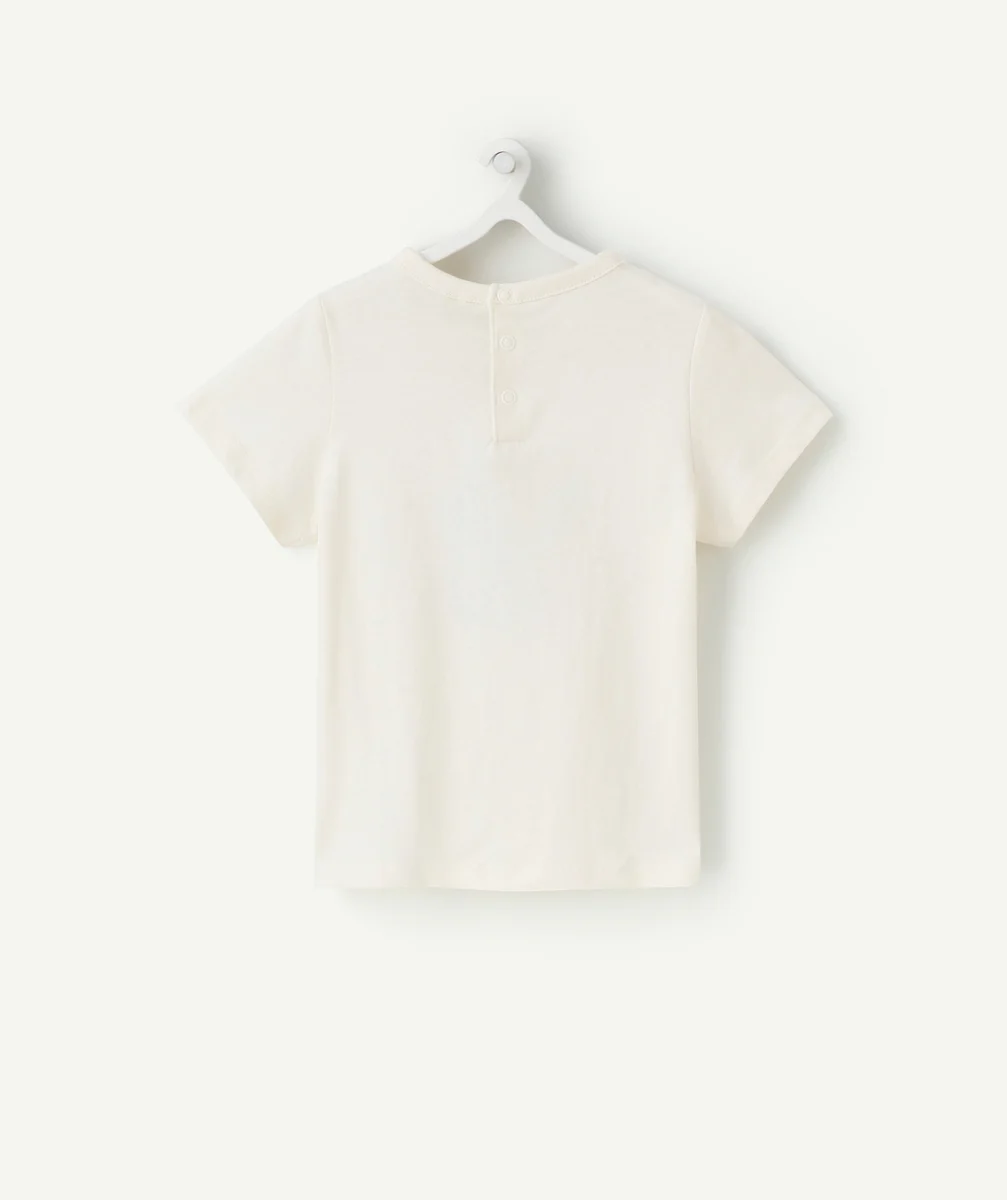 T-SHIRT BÉBÉ GARÇON EN COTON BIO AVEC CHIEN BLEU