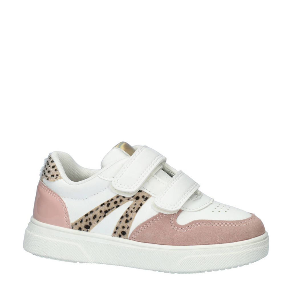Nelson Kids sneakers wit/roze
