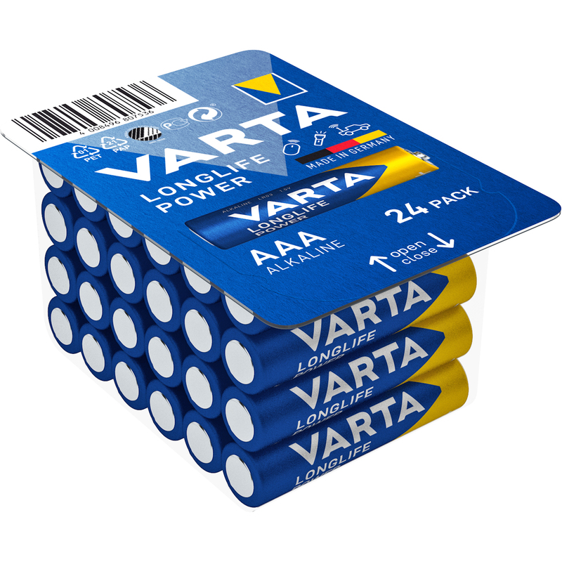 Varta Batterien Longlife Power, AAA/LR03, 24 Stück