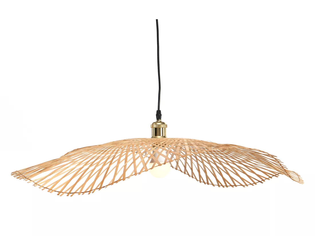 Suspension en bambou - D.80 x H.120 cm - Naturel clair - JURUA