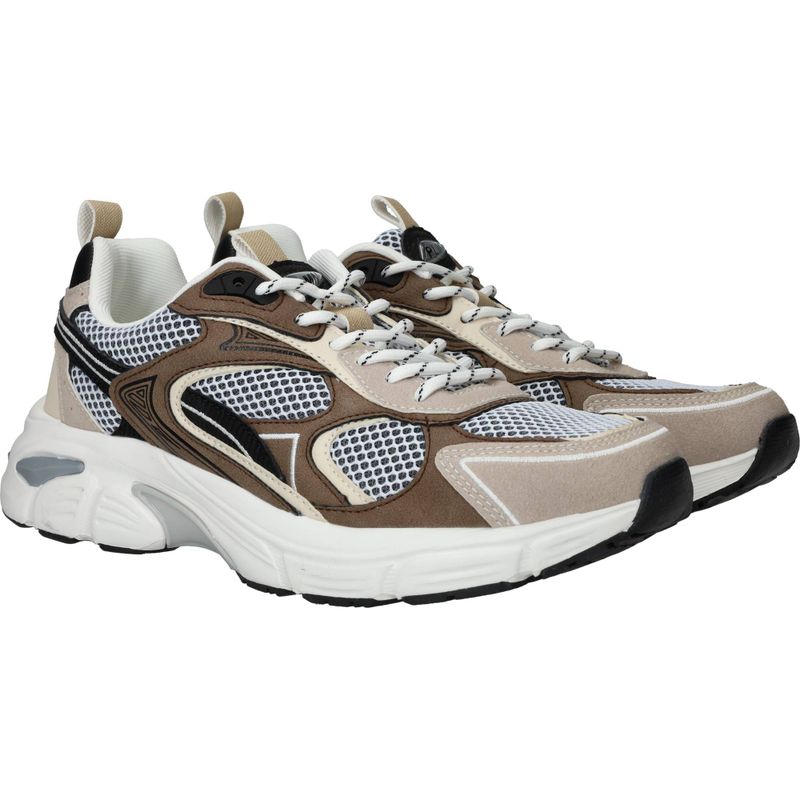 PS Poelman Sneakers Bruin Heren