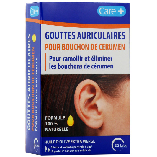 EG Labo Gouttes Auriculaires pour Bouchon de Cérumen