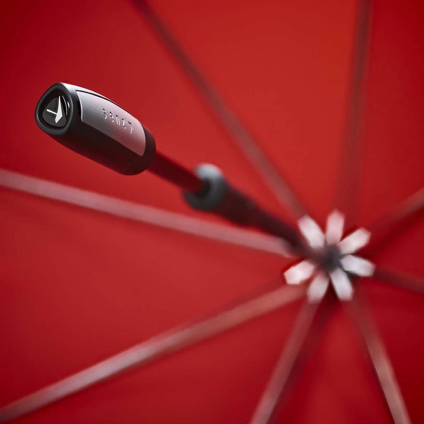 Senz stormparaply Large Stick passion red