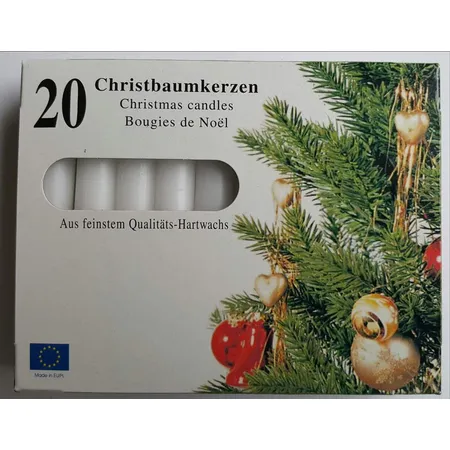 KCB Baumkerzen weiß, 20 Stück