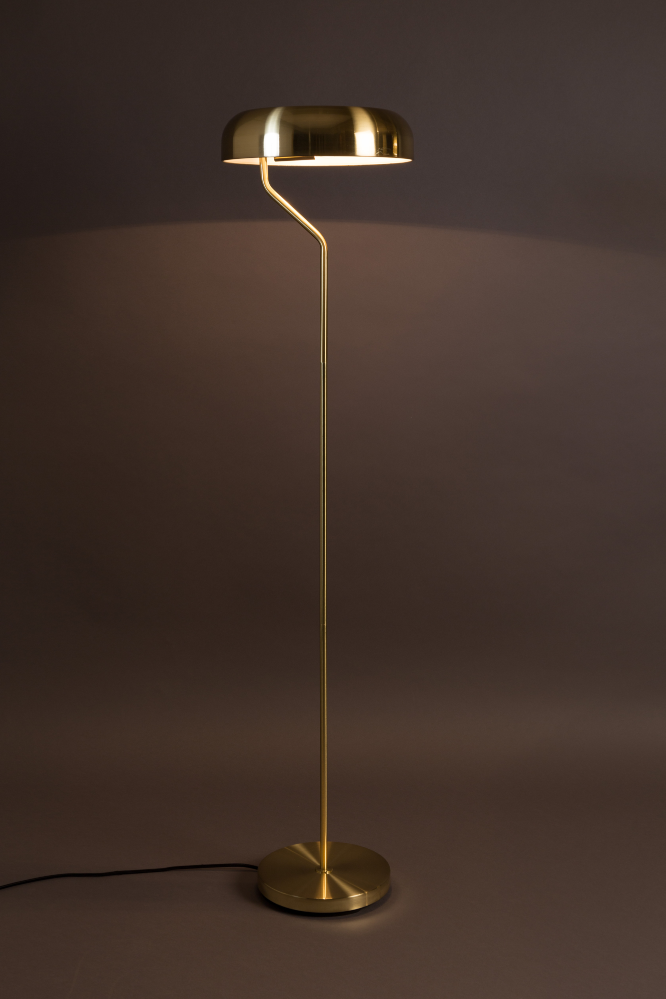 Vloerlamp Eclipse messing