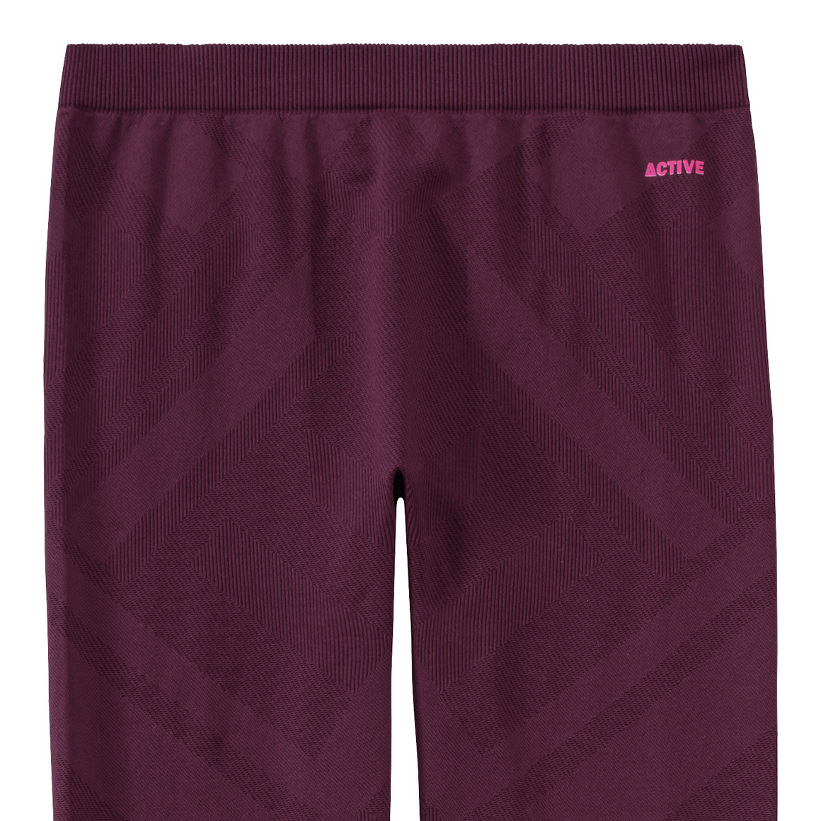 Topolino Mädchen Thermo-Leggings in Unifarben bordeaux