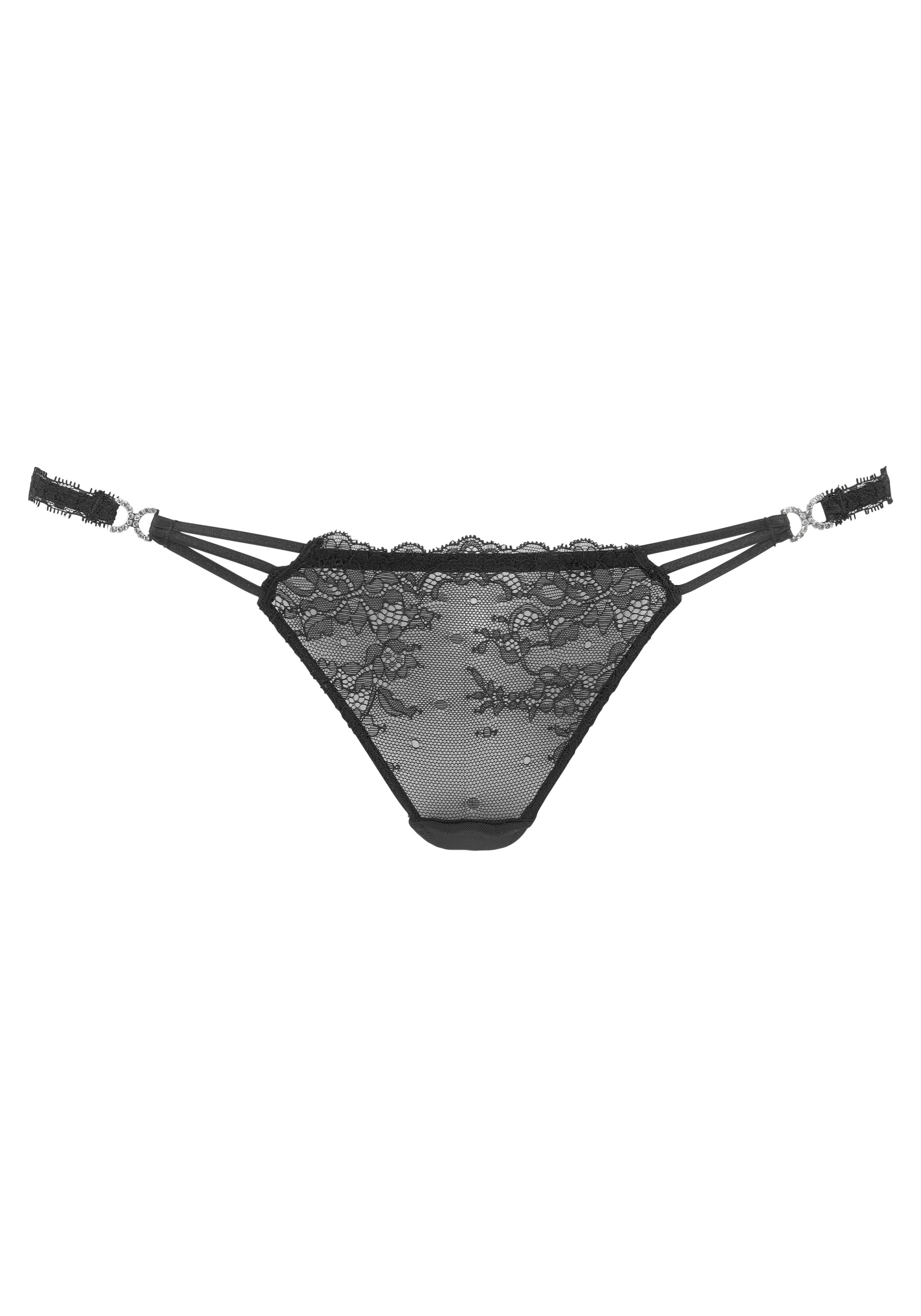 LASCANA String , mit dekorativen Strass-Schnallen