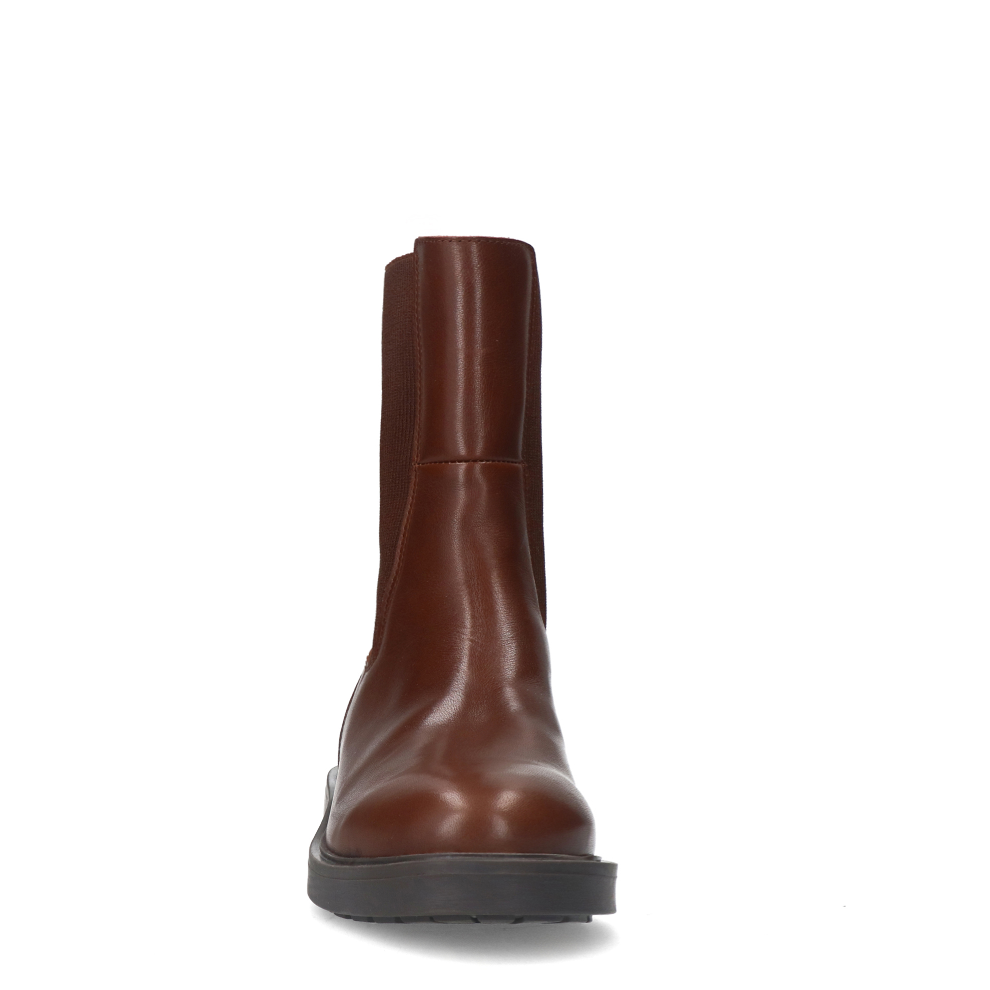 Bruine leren chelsea boots