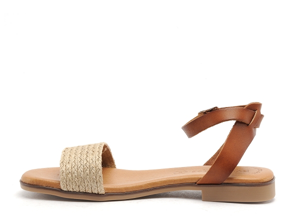 Eva frutos nu pieds plats femme 3052 beige