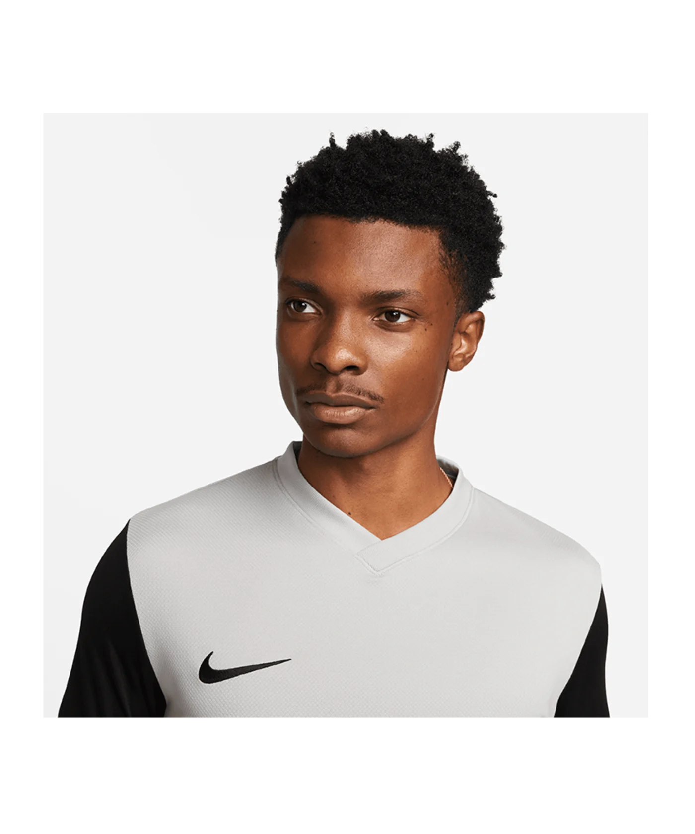 Nike Tiempo Premier II Trikot Grau Schwarz F052