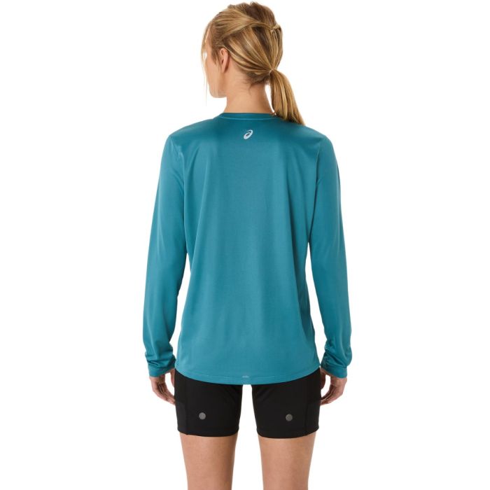 Asics Dame Trøjer Fujitrail Logo LS Top Blå