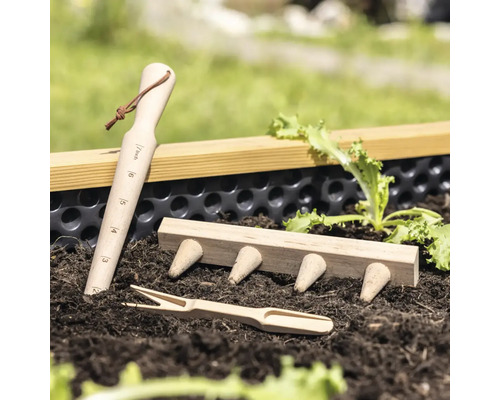 Windhager 3-delige houten plantenset