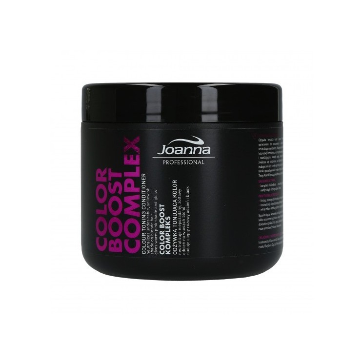 Joanna Professional COLOR BOOST COMPLEX Haarconditioner toning roze kleur 500 ml