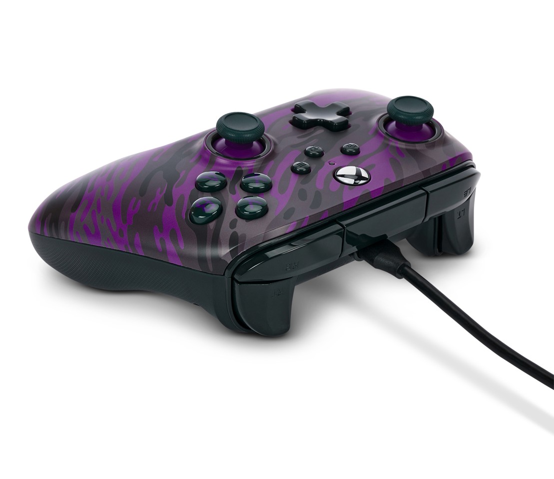 PowerA Advantage Wired Controller - Xbox Series X/S - Purple Camo