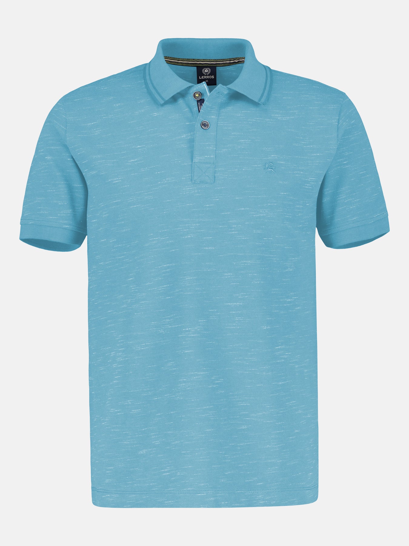 Poloshirt in Two-Tone-Piqué