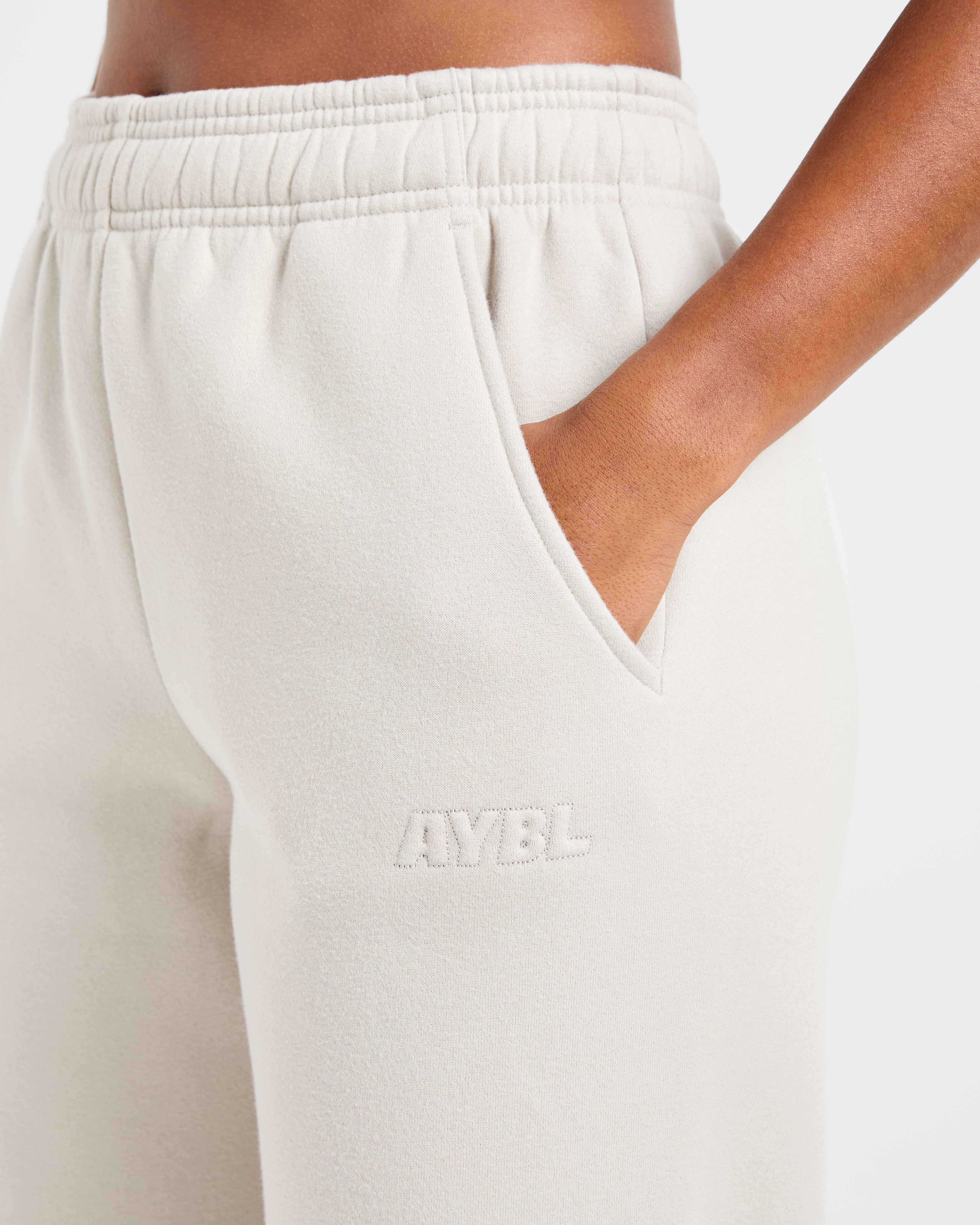 Classic Plush Oversized Straight Leg Joggers