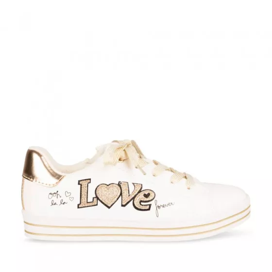 Baskets BLANC LOVELY SKULL