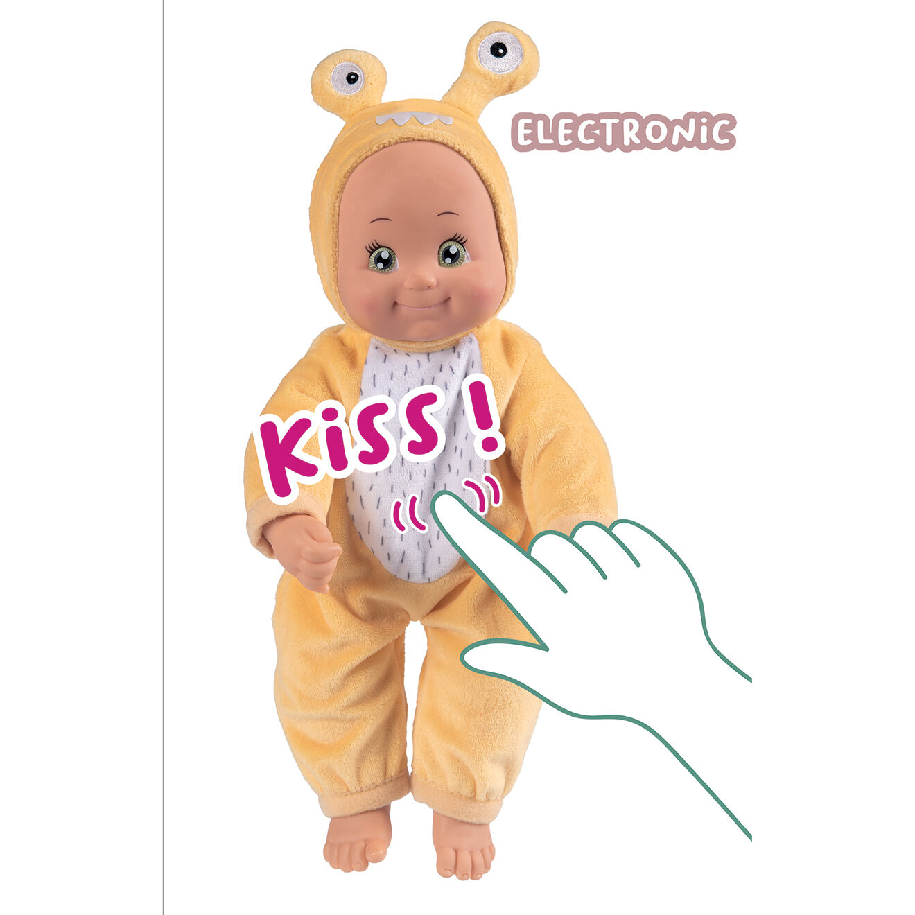 Smoby Poupons MiniKiss coloris aléatoire - 19.4x24.3x6.2 cm