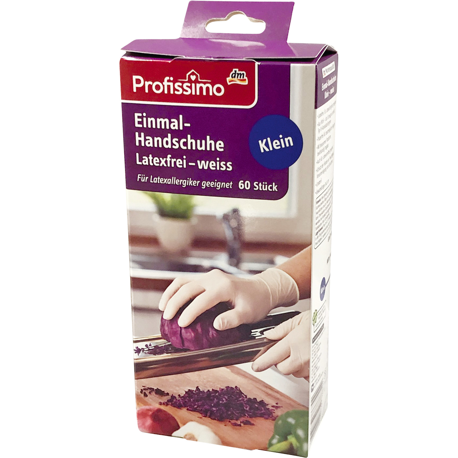 Einweg-Handschuhe Latexfrei 60St weiss S