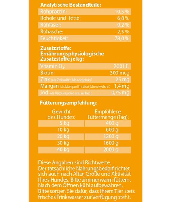Dehner Lieblinge Nassfutter für Hunde Adult