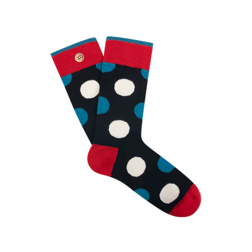 Chaussettes Claude & Rosalie - Navy bleu marine