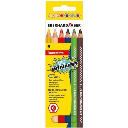 Eberhard Faber Buntstift BIG Winner 6er Etui